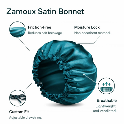 Zamoux Adjustable Satin Bonnet